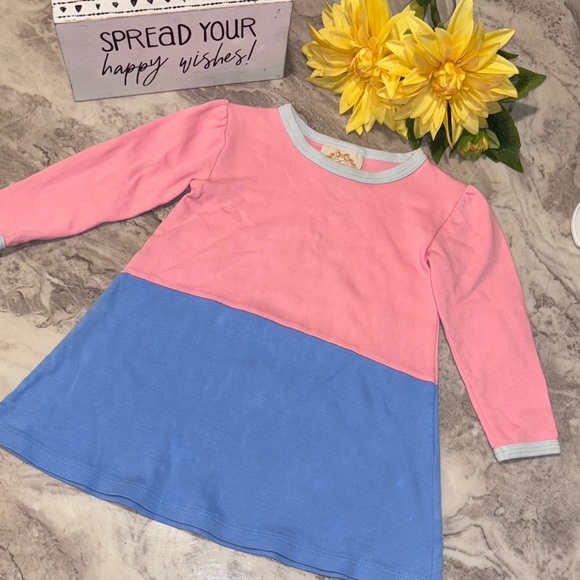 The Beaufort Bonnet Company Pink and Blue Long Sleeve Tee - Picture 2 of 5